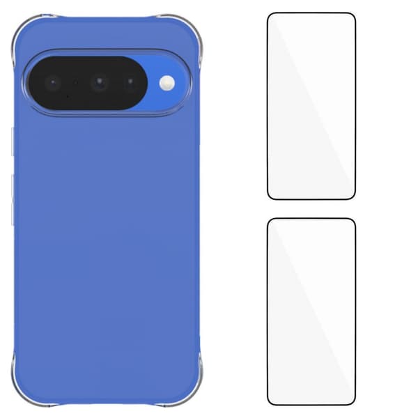WANLONFENG Telefondeksel med skjermbeskyttelse til Google Pixel 11 Transparent