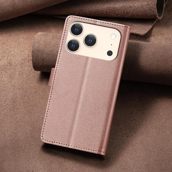 BINFEN COLOR Telefonpungcover til iPhone 18 Pro / 17 Pro Pink gold