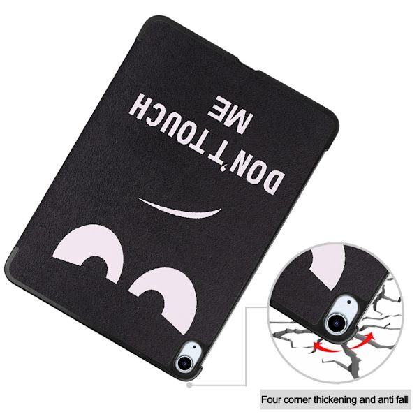 iPad Air 11 (2024) Kotelo Auto Herää / Nuku Kolminkertainen Taittojalusta Tabletin Suoja - Don't Multicolor