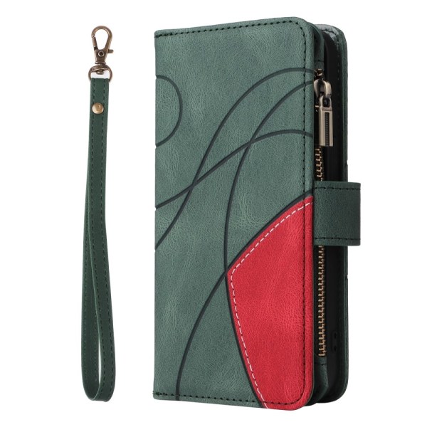 KT Multifunksjons Serie-5 Telefonveske for Samsung Galaxy A25 Green