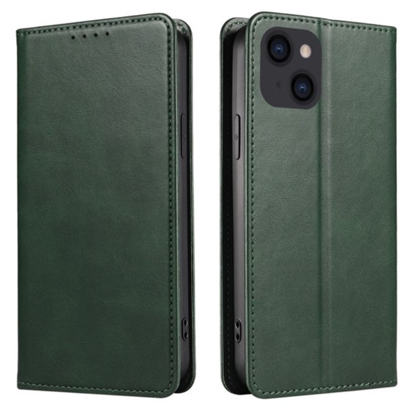 Lompakkoteline puhelimen kotelo iPhone 15 Plus kännykkäsuojukselle - Green