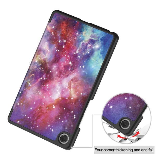 Tri-fold Veske til Lenovo Tab One - Galaxy Multicolor