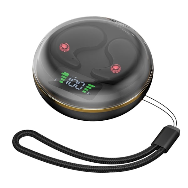 Unikuulokkeet Bluetooth-kuulokkeet Korvassa nukkumiseen - Musta Black