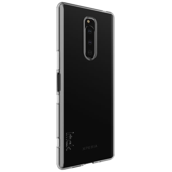 IMAK UX - 5 Series cover av termoplastisk polyuretan til Sony Xperia 1 Transparent