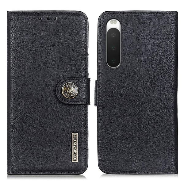KHAZNEH Sony Xperia 10 IV Lommebok - deksel Black
