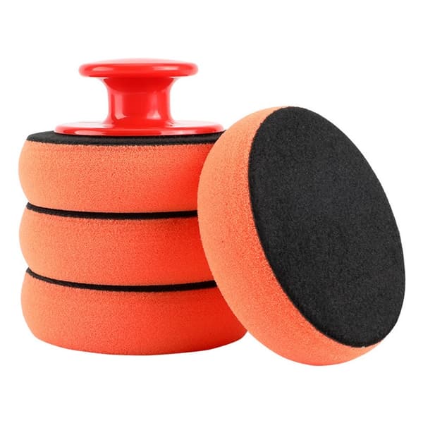 Car Wax Applicator Sponge Soft polering og rengøring af biler Orange