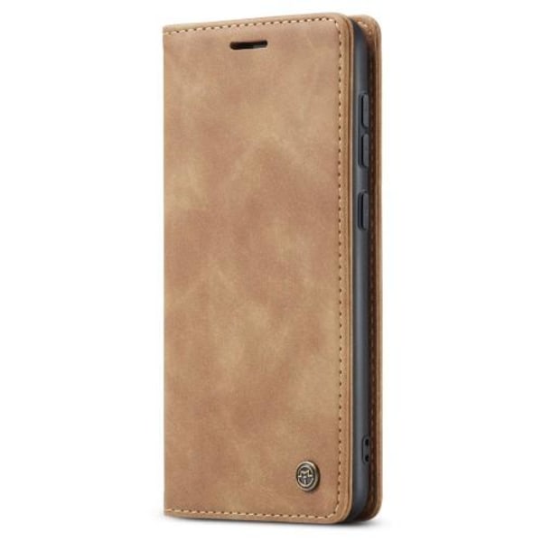 CASEME Retro Lompakkokotelo Samsung Galaxy S23+ - Ruskea Brown