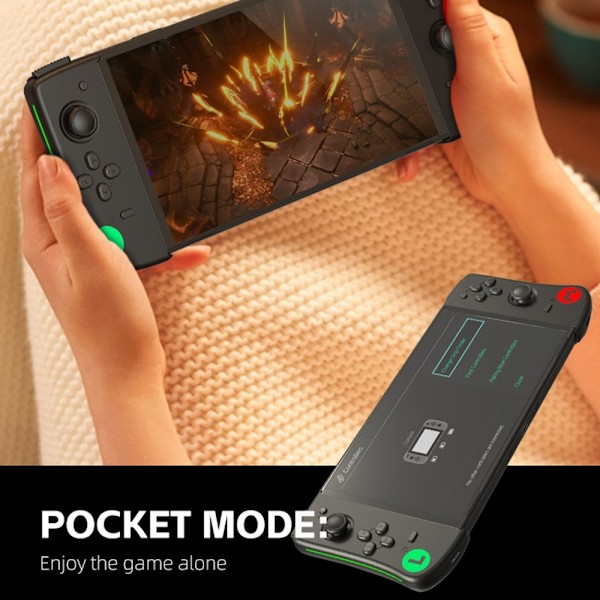Kompatibel med Nintendo Switch Joy-Con Controller Bluetooth Gamepad - Röd+Blå Blå