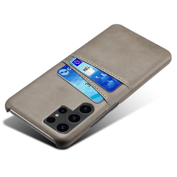 Samsung Galaxy S24 Ultra KSQ PU-Lærbelagt Hardt Deksel Grey