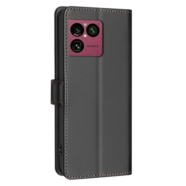 BINFEN COLOR Lommebokdeksel til Sony Xperia 1 VIII Black