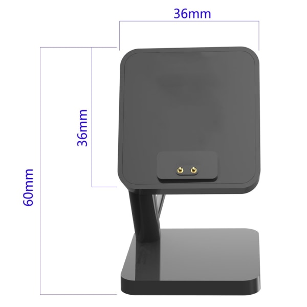 Laddare Ställ Dockningsstation För Xiaomi Smart Band 8 Active Svart