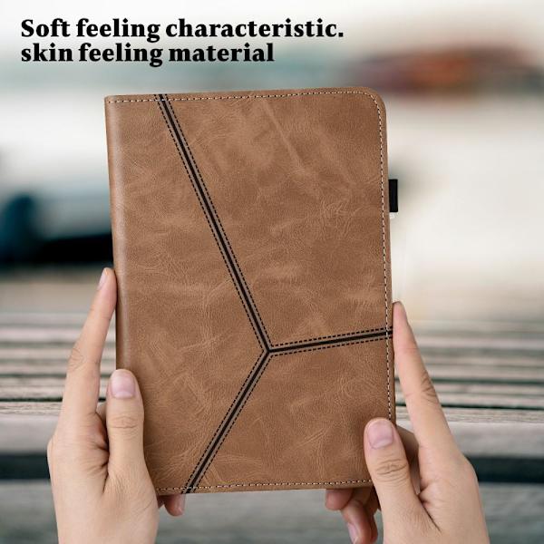 Til iPad 10.2 (2021)/(2020)/(2019) Sammenleggbart deksel - Brun Brown