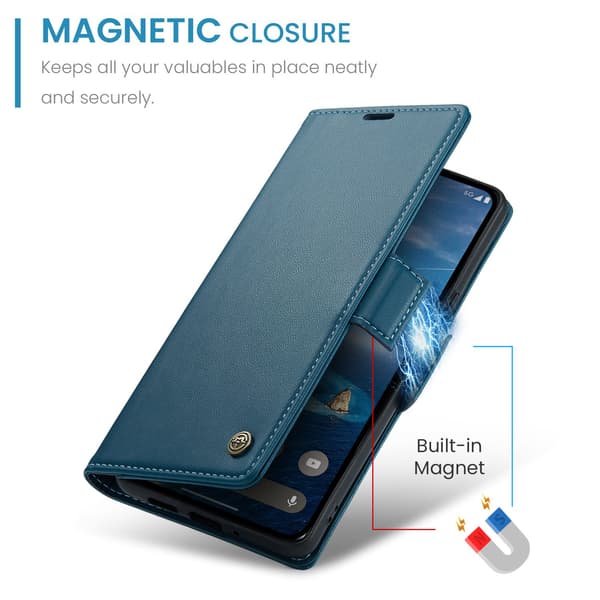 CASEME Til Google Pixel 10 Pro / 10 / 9 Pro / 9 Etui Stativ Telefon Cover Blue