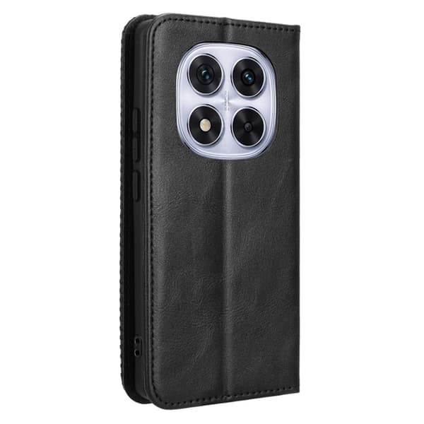 Til Xiaomi Redmi Note 14 Pro+ 5G Pung Stand Flip Telefonetui - Sort Black