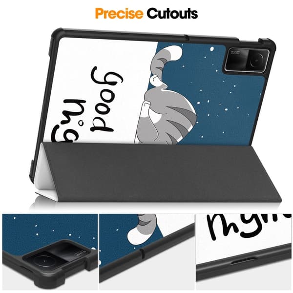 Xiaomi Redmi Pad SE Stand Slim Fit Peite Sleep/Wake - Cat Multicolor