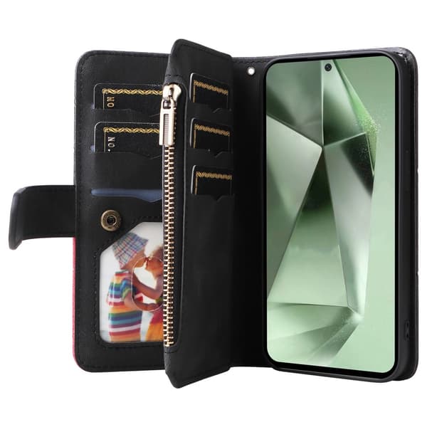 KT multifunktions - serie - 5 til Samsung Galaxy S24 FE telefonetui Black