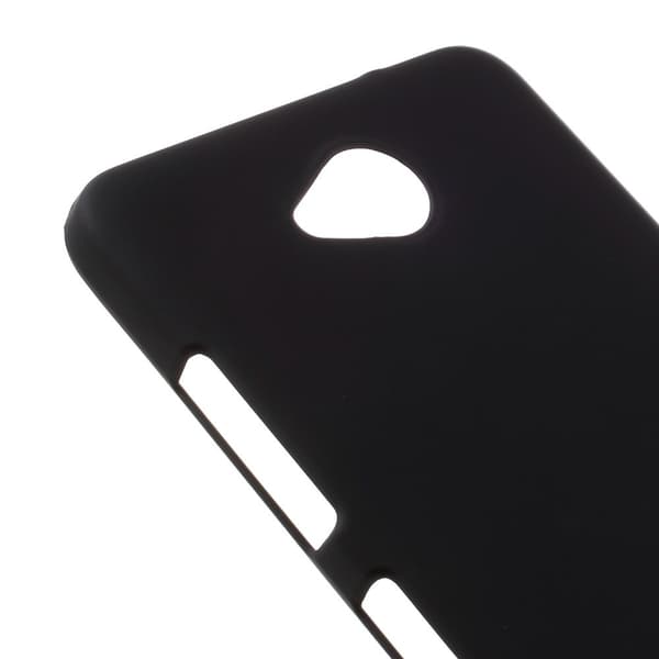 Microsoft Lumia 650 Gummiert Hardplastcover - Sort Black