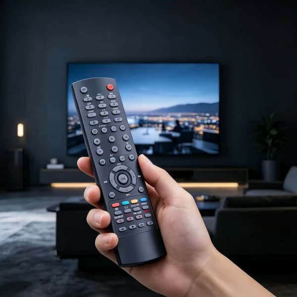 TV fjärrkontroll Ersättning för GB067WJSA För Sharp TV Svart