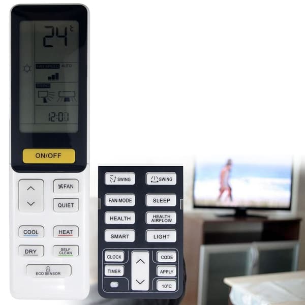 Fjärrkontroll Ersättning för 0010402886W för Haier Air Conditioner Vit