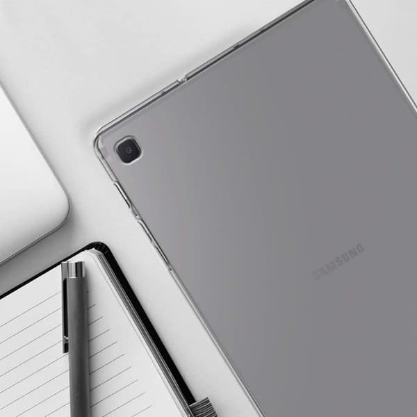 Frostet TPU Tablet Taske til Samsung Galaxy Tab S6 Lite - Gennemsigtig Transparent