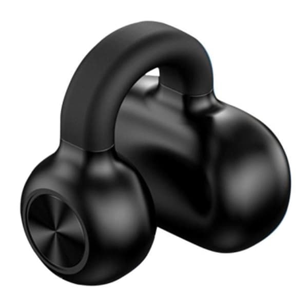 Clip - On Ear Bluetooth 5.3 Hodesett Støyreduserende Trådløs Hodetelefon Black