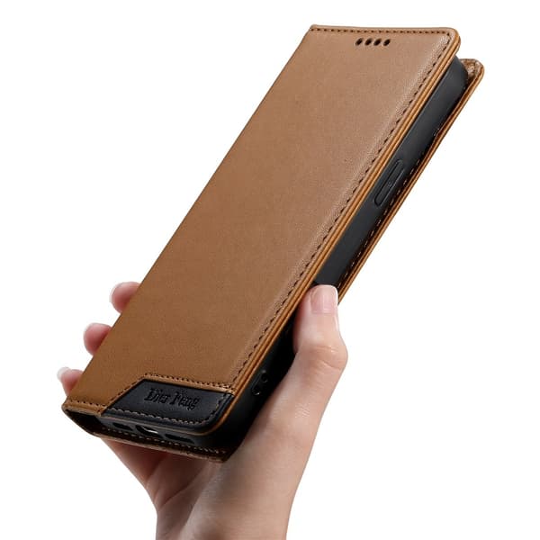 DIERFENG Lommebokdeksel med Hjørnelogo til Google Pixel 11 Pro XL Brown