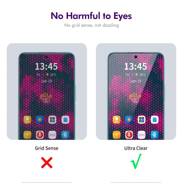 Samsung Galaxy A36 A56 Privacy Anti-Spy Privacy Full Coverage Tempered Glass Transparent