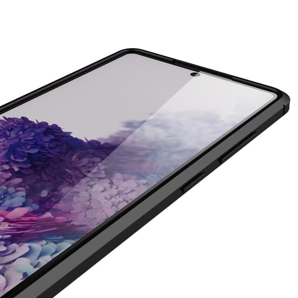 Samsung Galaxy S20 FE TPU Deksel Litchi Texture - Svart Black