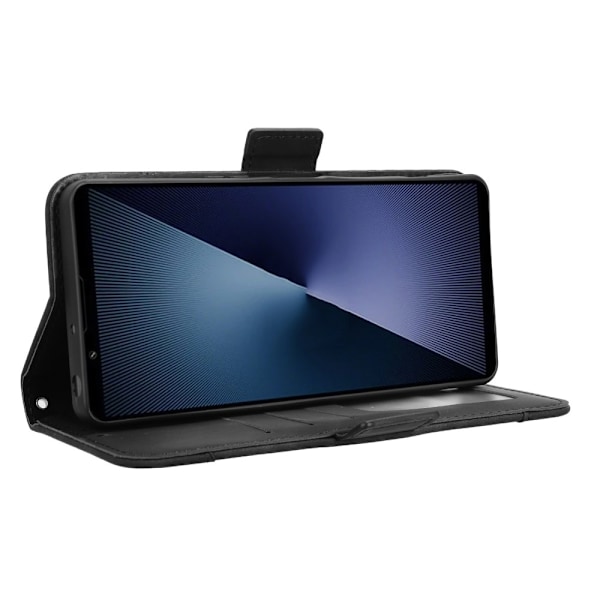 Wallet case Case Cover for Sony Xperia 1 VII Black