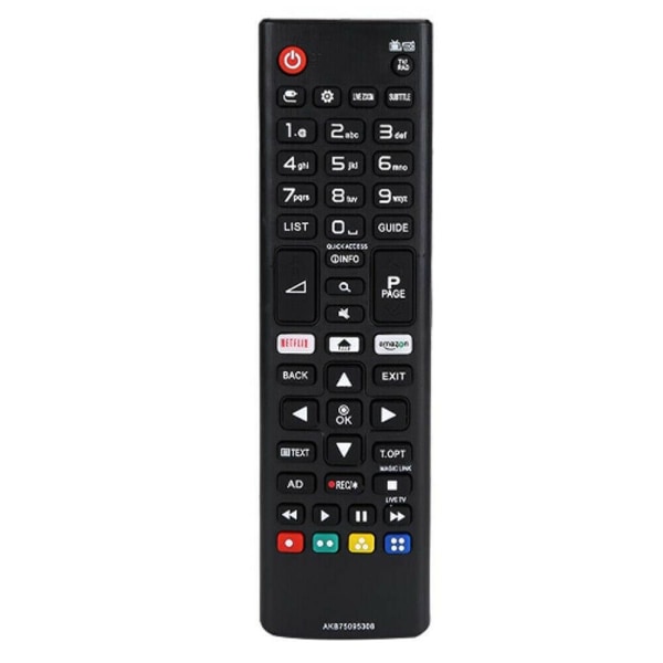 AKB75095308 TV Fjernbetjening Erstatning til LG Smart TV Black