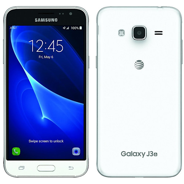 Samsung Galaxy J3 2016 Skjermbeskytter x2 med pusseklut Transparent