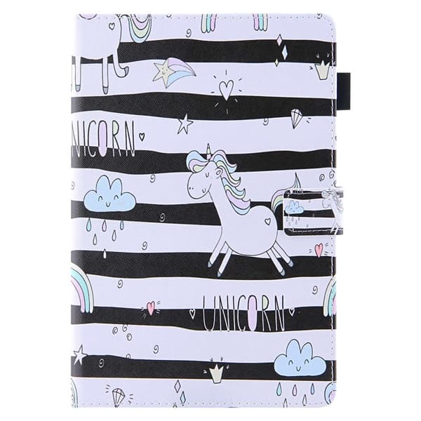 Tablettveske med klaffstativ for iPad 10.9 (2022) - Hest White