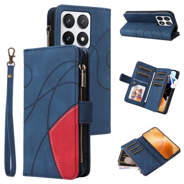 KT lompakkokotelo Xiaomi 14T Pro Blue