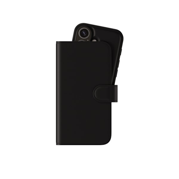 Holdit Fodral Skal Wallet Case Magnet Plus Black till iPhone 16 Plus Svart
