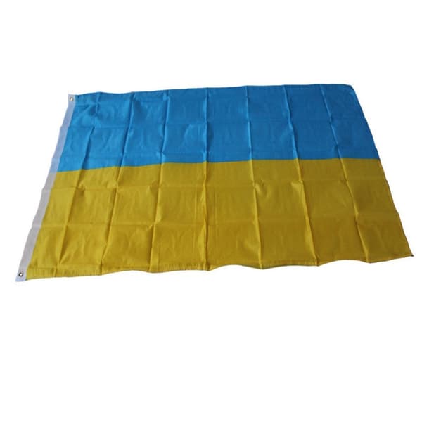 Ukraina Flagg 90x150 cm banner utendørs innendørs festdekorasjon Yellow