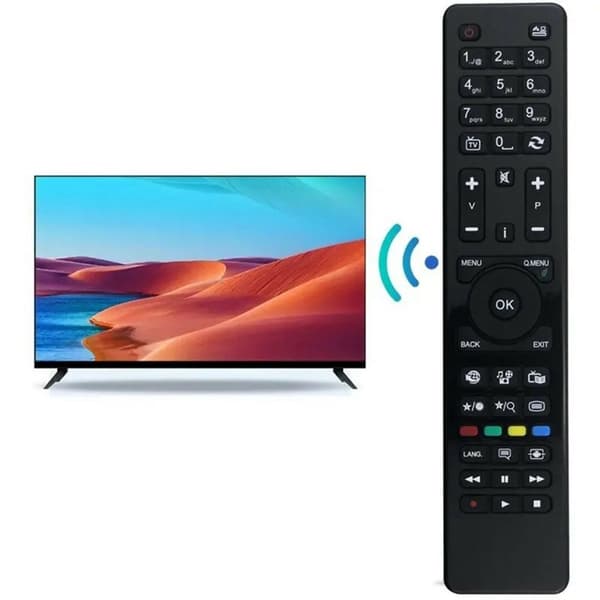Fjärrkontroll Ersättning för RC4860 För Hitachi TV Svart