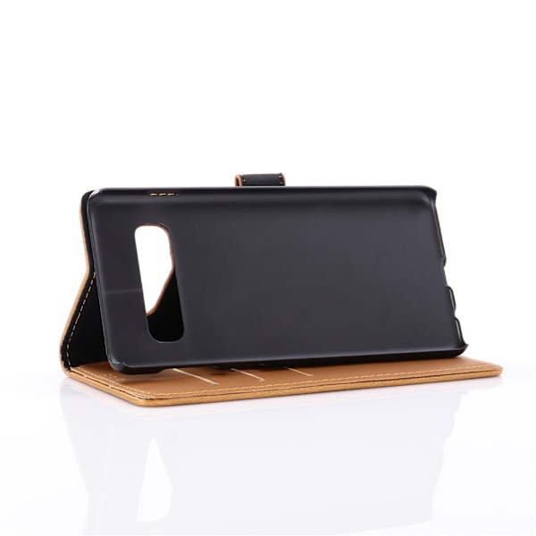 Samsung Galaxy S10+ Retro Lommebok-deksel - Brun Brown