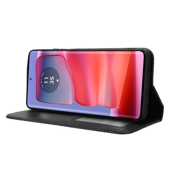 For Motorola Moto Edge 50 Pro 5G / Edge 50 5G Case Wallet Case Shell Black