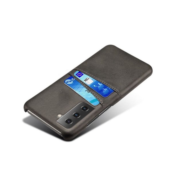 Samsung Galaxy S21 Plus KSQ -kotelo korttipaikalla Black
