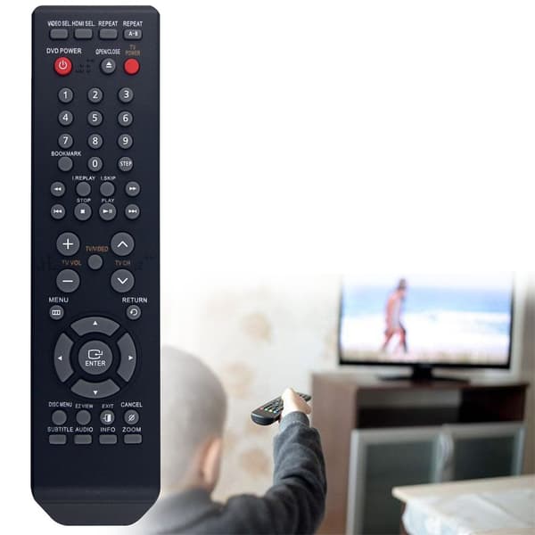 Fjärrkontroll Ersättning för 00061H För Samsung DVD Svart