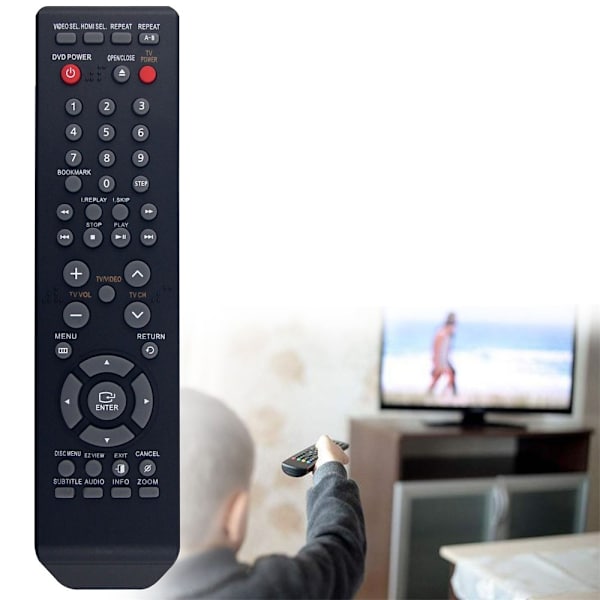 Fjernkontroll erstatning for 00061H for Samsung DVD Black