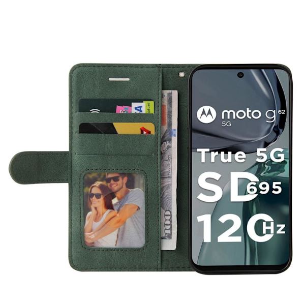 For Motorola Moto G62 KT Series-1 To-fargets Green