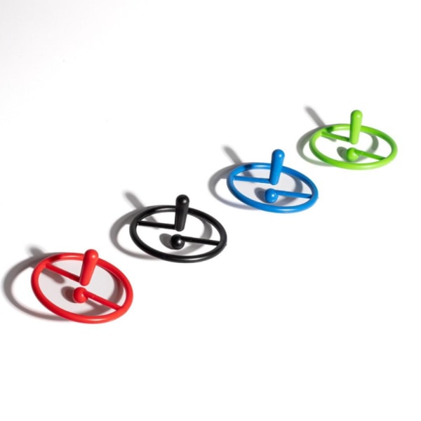 2-pack Fidget Toy Spin Roterande Gyro Dekompression Slumpad Färg multifärg