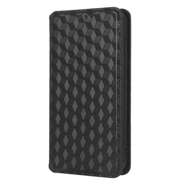 Rhombus tegnebog taske til Samsung Galaxy A34 5G - Sort Black
