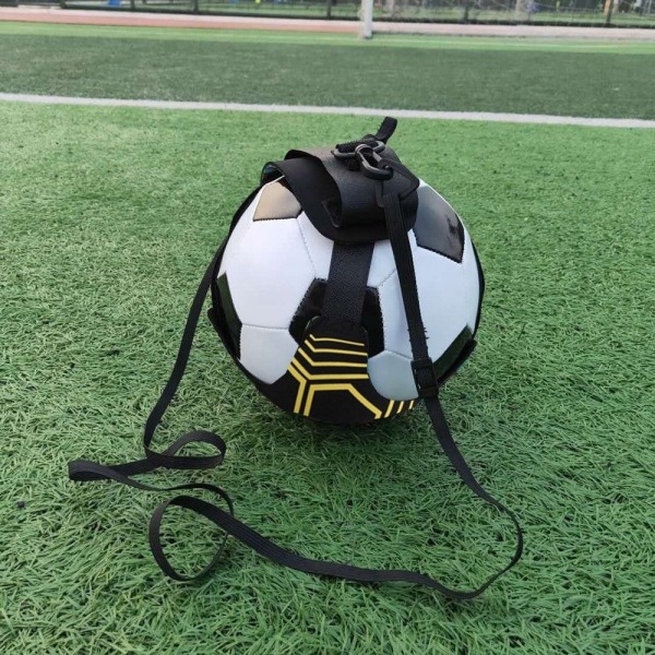 Train Soccer Kicks Trixa jalkapalloon säädettävällä vyöllä Black