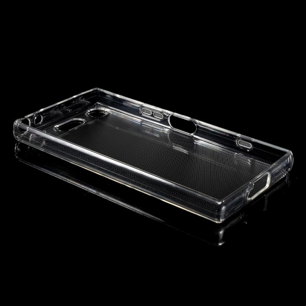 Sony Xperia XZ1 Compact Clear Soft TPU case liukumattomalla sisäpinnalla Transparent