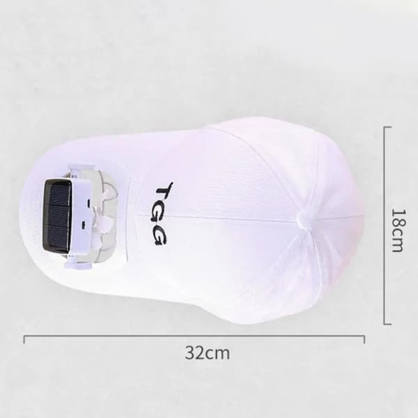 Kesä aurinkosuojahattu Sun Cap Fan baseball - lippis - Valkoinen White one size