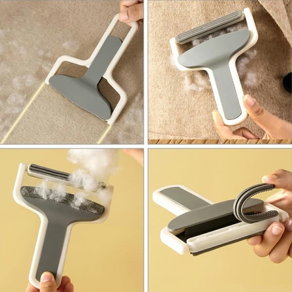Lint Roller Brush Pets Hair Remover Rensebørste til tøj/seng/sofa White