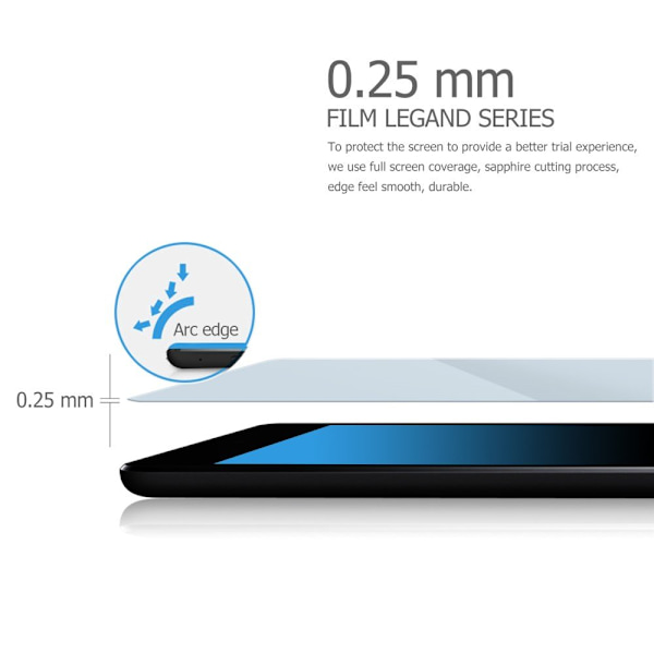 Hærdet glass til Lenovo Tab E7 TB - 7104F Transparent