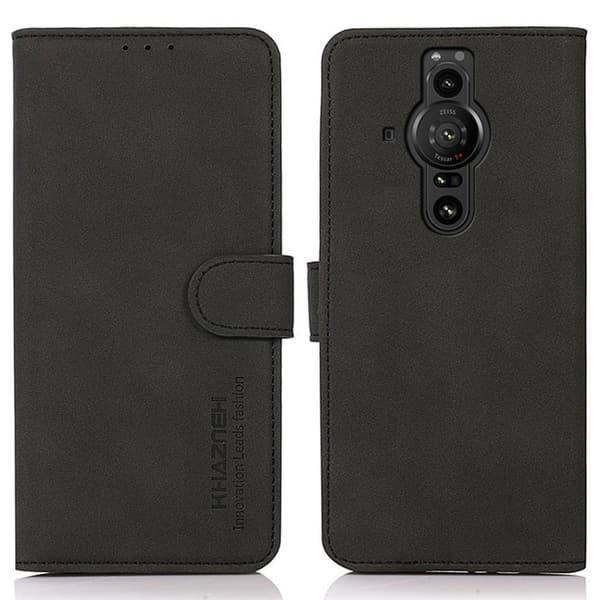 KHAZNEH Plånboksfodral Till Sony Xperia Pro - I Svart
